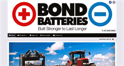 Desktop Screenshot of bondbatteries.com.au